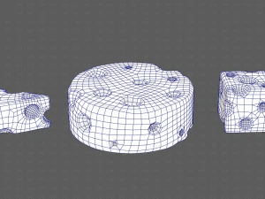 Cheese V01 3D Model