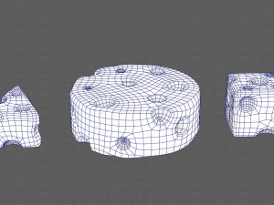 Cheese V01 3D Model