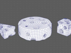 Cheese V01 3D Model