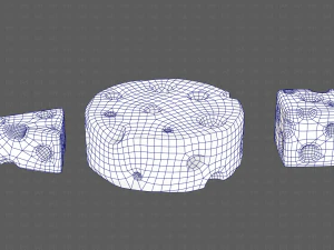 Cheese V01 3D Model