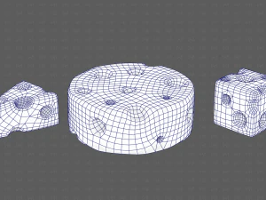 Cheese V01 3D Model