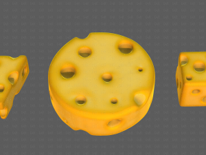 Cheese V01 Modèle 3D