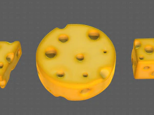 Cheese V01 3D Model