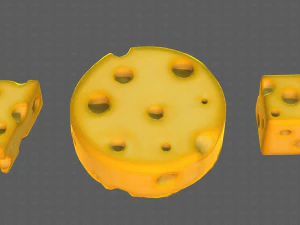 Cheese V01 3D Model