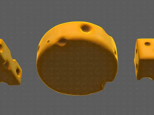 Cheese V01 3D Model