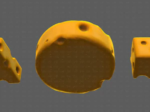 Cheese V01 3D Model