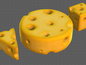 Cheese V01 Modèle 3D