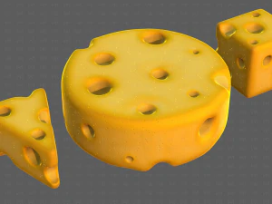 Cheese V01 3D Model