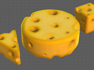 Cheese V01 Modèle 3D
