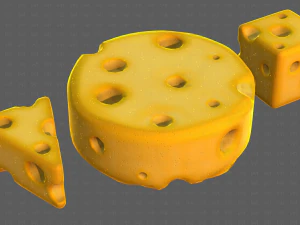 Cheese V01 3D Model
