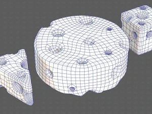 Cheese V01 3D Model
