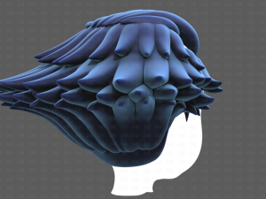 Base Hair for Boy V57 Model 3D