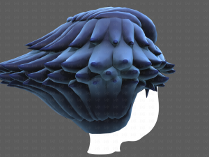 Base Hair for Boy V57 Model 3D