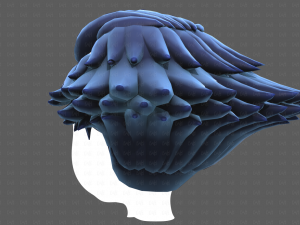 Base Hair for Boy V57 Model 3D