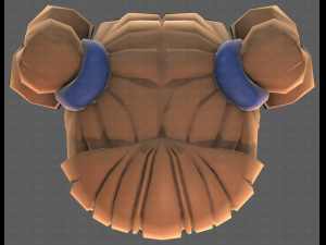 Base Hair for girl V57 3D Model