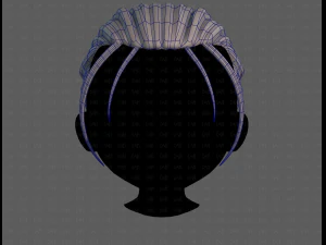3D Hair style for boy V117 3D Model