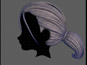 3D Hair style for boy V117 3D Model