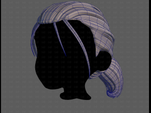 3D Hair style for boy V117 3D Model