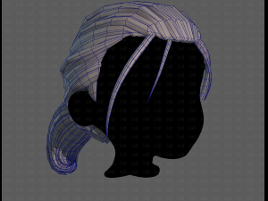 3D Hair style for boy V117 3D Model