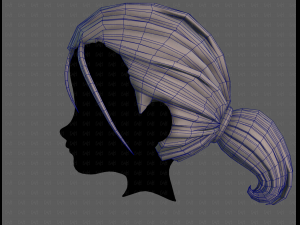 3D Hair style for boy V117 3D Model