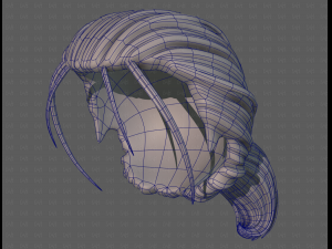 3D Hair style for boy V117 3D Model