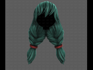 3D Hair style for girl V117 Modèle 3D