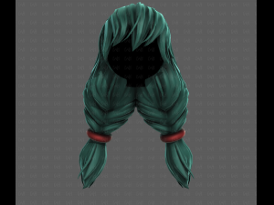 3D Hair style for girl V117 Modèle 3D