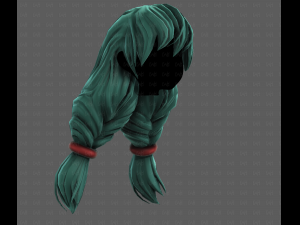 3D Hair style for girl V117 Modèle 3D