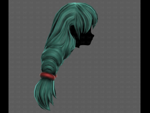 3D Hair style for girl V117 Modèle 3D