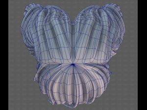 3D Hair style for girl V117 Modèle 3D