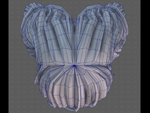 3D Hair style for girl V117 Modèle 3D