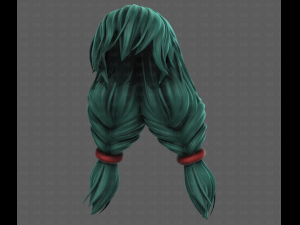 3D Hair style for girl V117 Modèle 3D