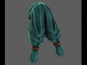 3D Hair style for girl V117 Modèle 3D