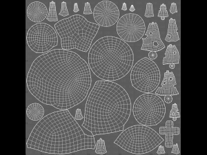 Trees Cartoon V49 Model 3D