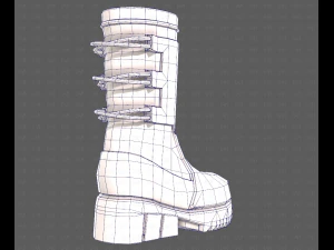Shoes cartoonV57 3D Model