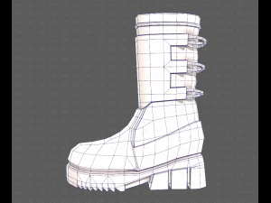 Shoes cartoonV57 3D Model