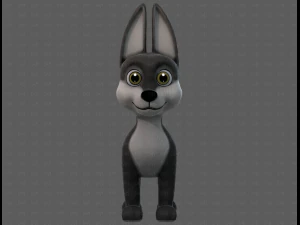 Dog base cartoonV11 3D Model