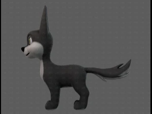 Dog base cartoonV11 3D Model