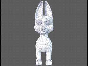 Dog base cartoonV11 3D 모델