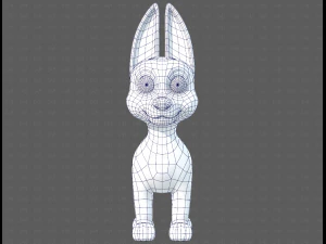 Dog base cartoonV11 3D Model