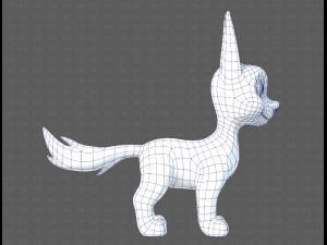 Dog base cartoonV11 3D 모델