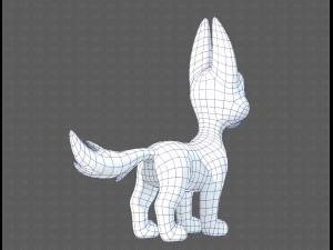 Dog base cartoonV11 3D 모델