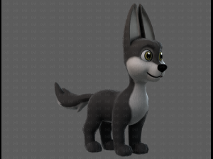Dog base cartoonV11 3D 모델
