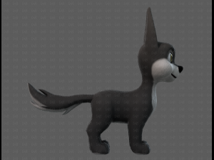 Dog base cartoonV11 3D 모델