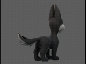 Dog base cartoonV11 3D Model