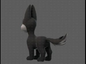 Dog base cartoonV11 3D Model