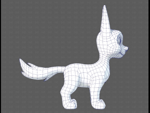 Dog base cartoonV11 3D 모델