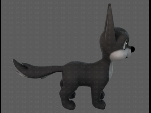 Dog base cartoonV11 3D 모델