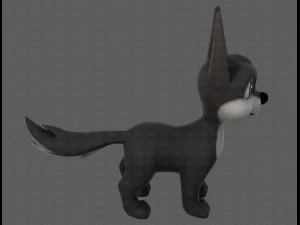Dog base cartoonV11 3D Model