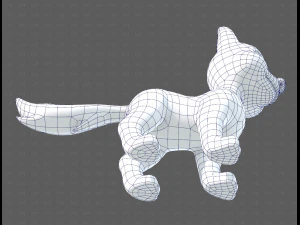 Dog base cartoonV11 3D Model